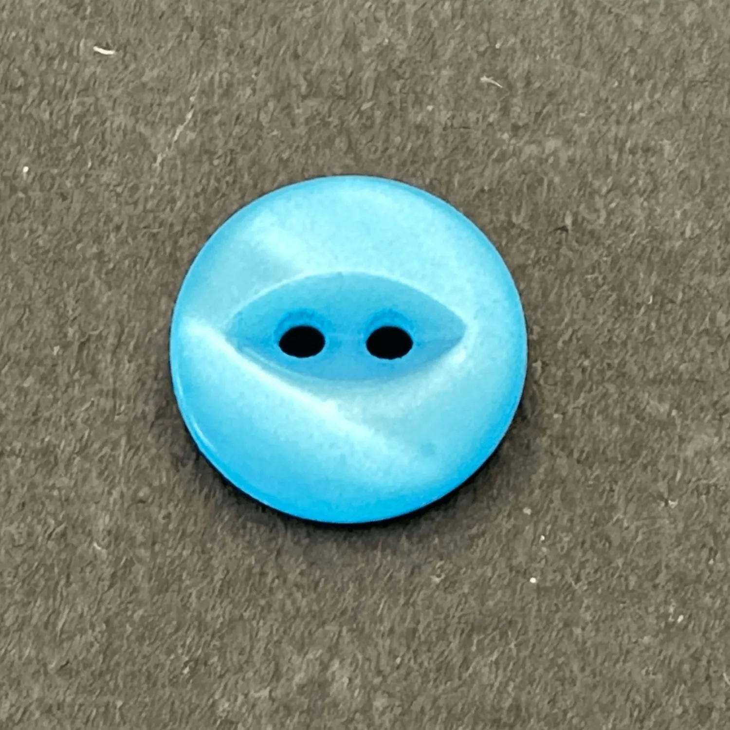 2 Hole Fish Eye Shiny Shirt Button 12mm