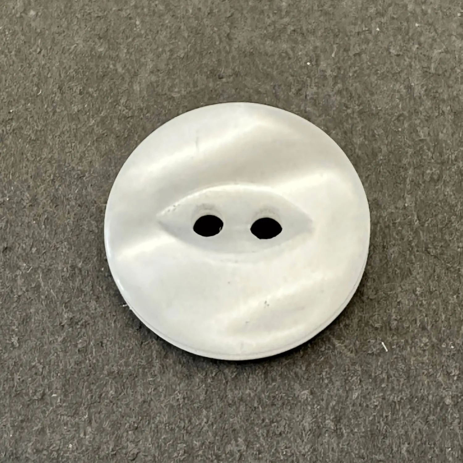 2 Hole Fish Eye Shiny Shirt Button 12mm