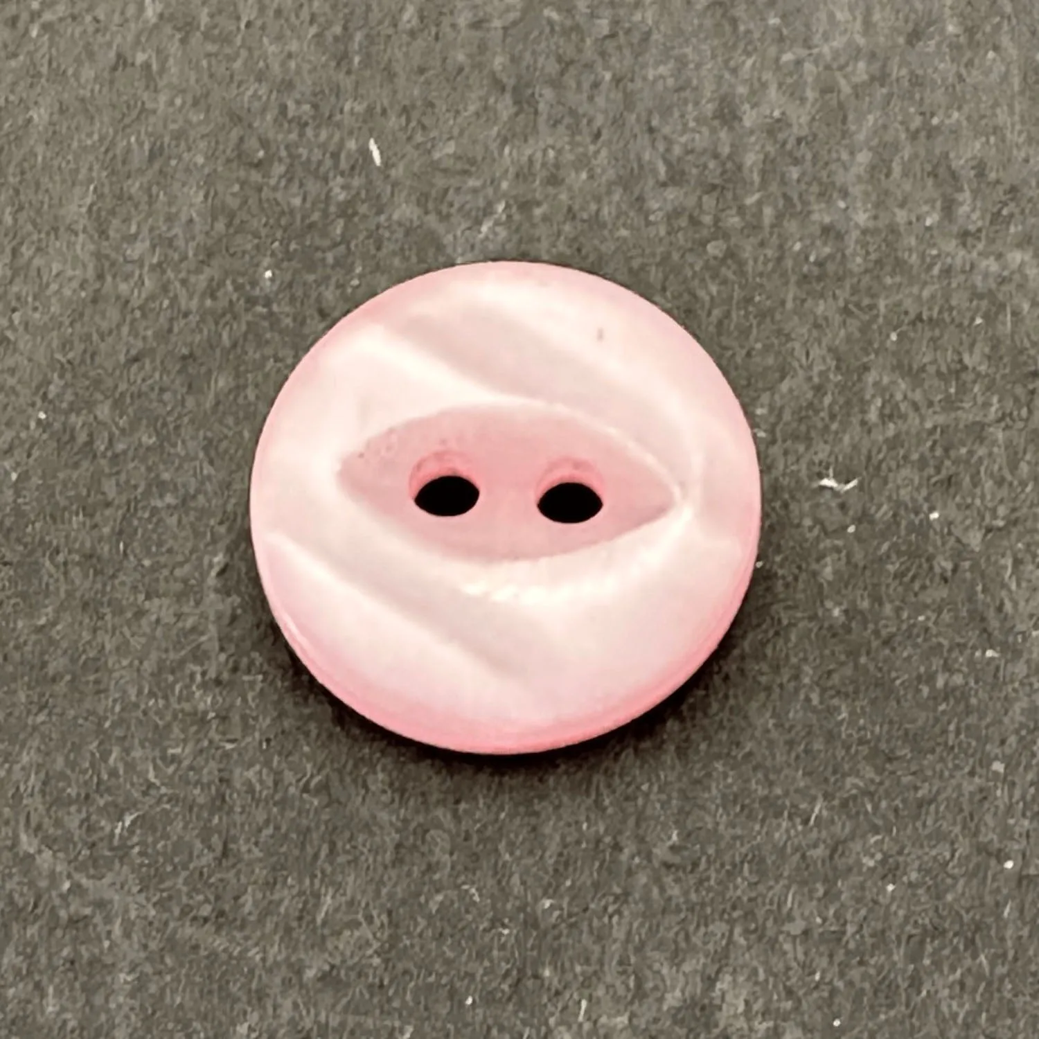 2 Hole Fish Eye Shiny Shirt Button 12mm