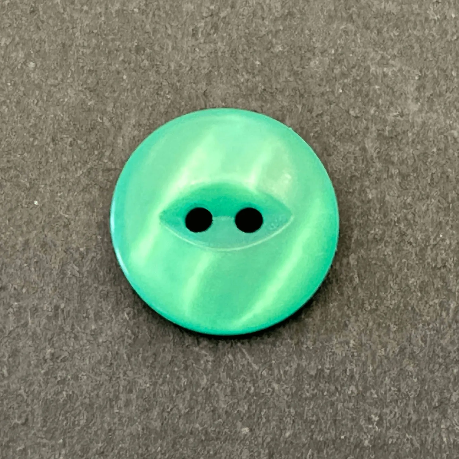 2 Hole Fish Eye Shiny Shirt Button 12mm