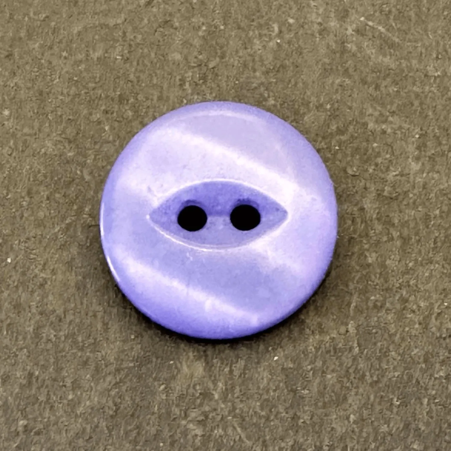 2 Hole Fish Eye Shiny Shirt Button 12mm