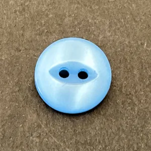 2 Hole Fish Eye Shiny Shirt Button 12mm