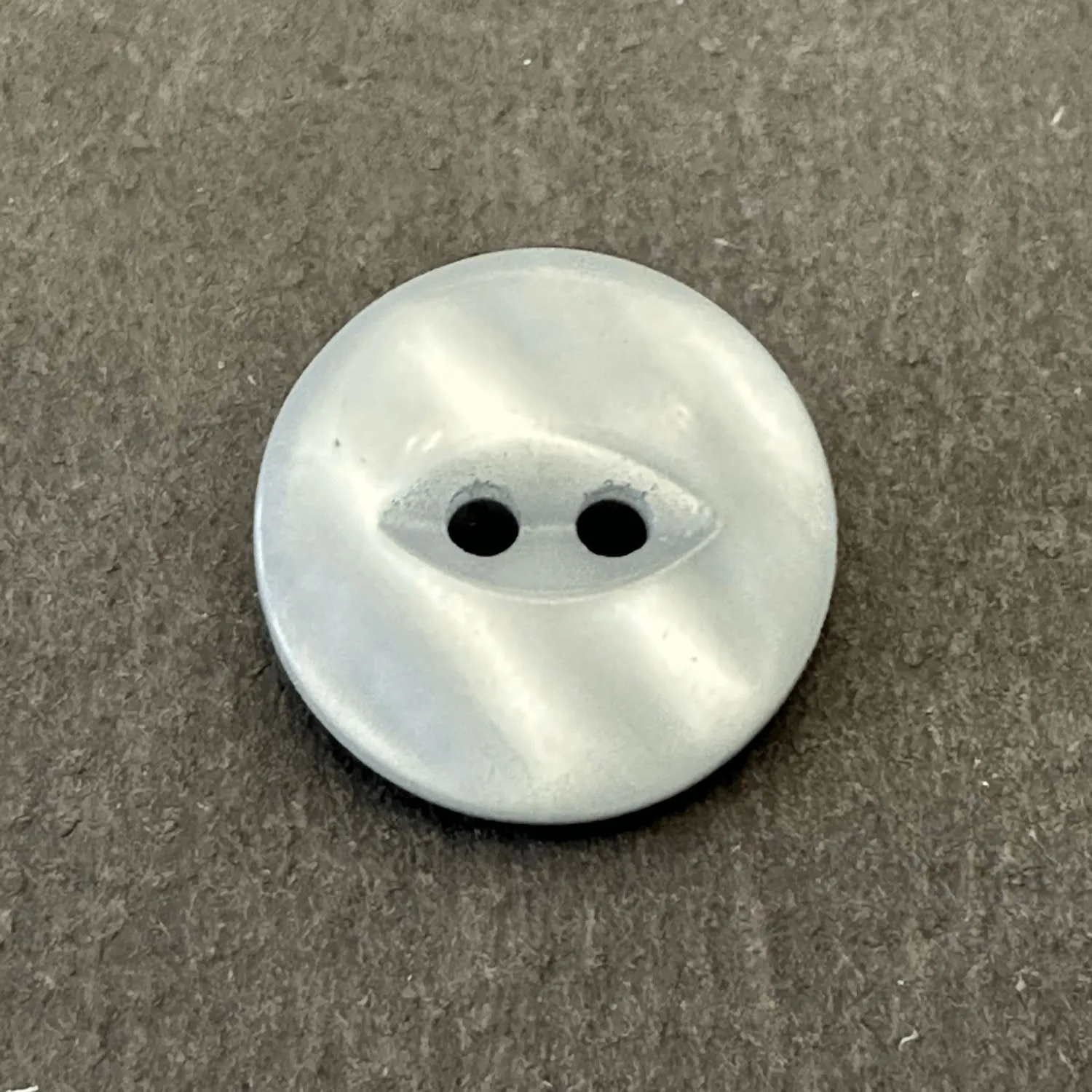 2 Hole Fish Eye Shiny Shirt Button 12mm