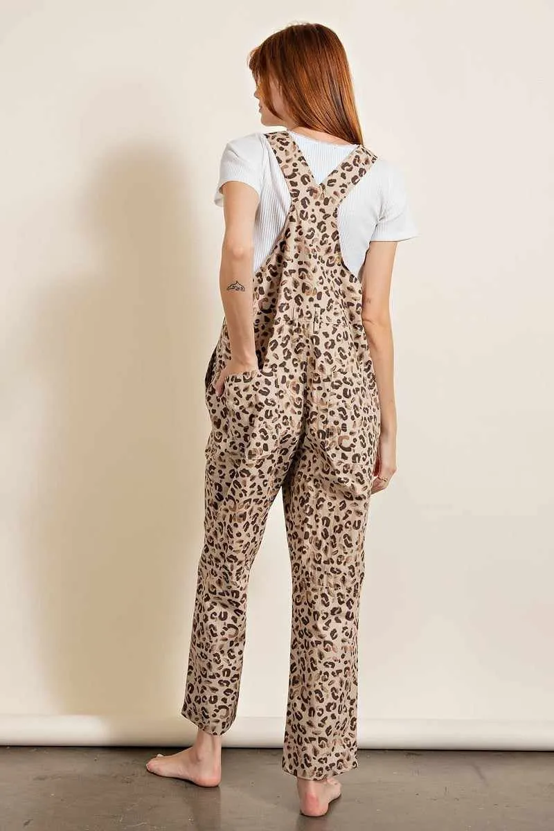 Animal/ Leopard Printed Jumpsuit