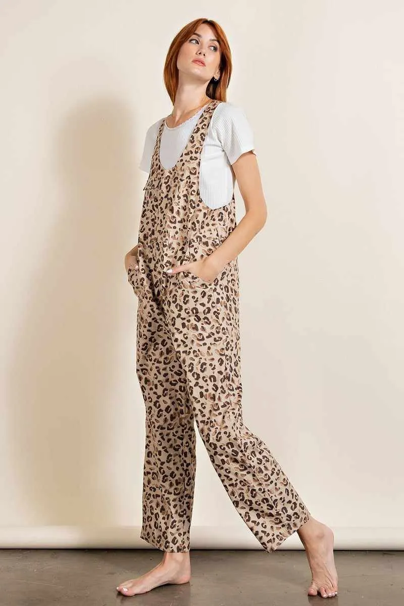 Animal/ Leopard Printed Jumpsuit