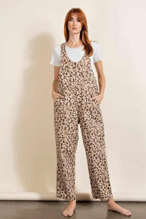 Animal/ Leopard Printed Jumpsuit