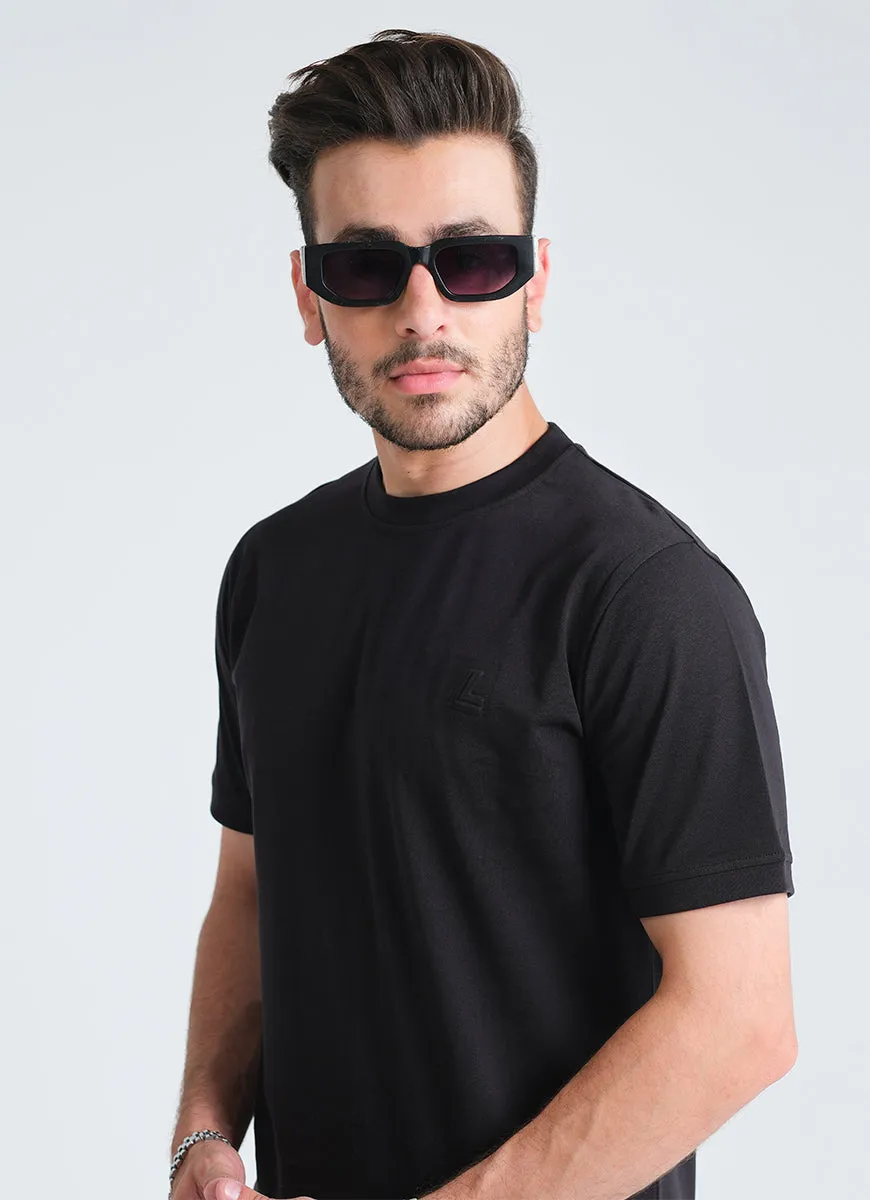 Basic Tee - Basic Tee Black Plain