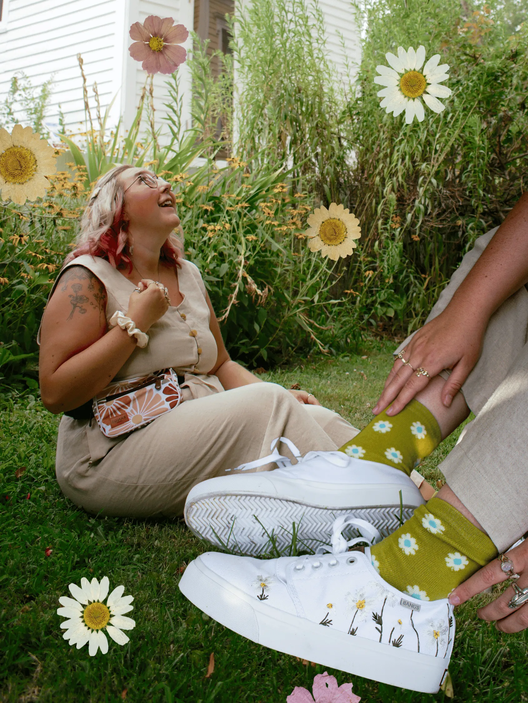 Daisy Dreams Platform Low Top