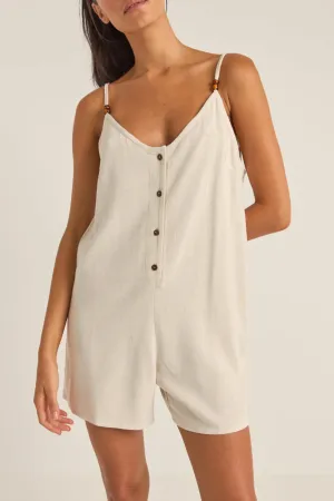 Essential Adjustable Romper (Oat)