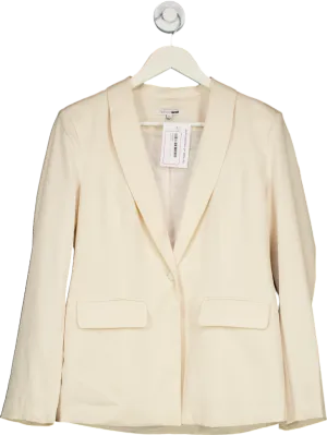 Fashion Nova Cream Blazer UK S