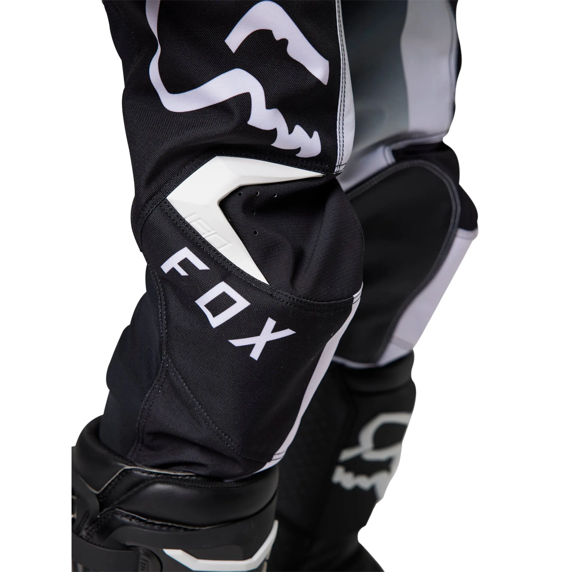 Fox Racing  Youth 180 Leed Motocross Pants Black White Offroad MotoX Leather Knee