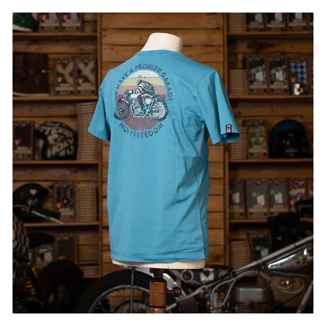 Holy Freedom L.A. Cyan T-Shirt Blue