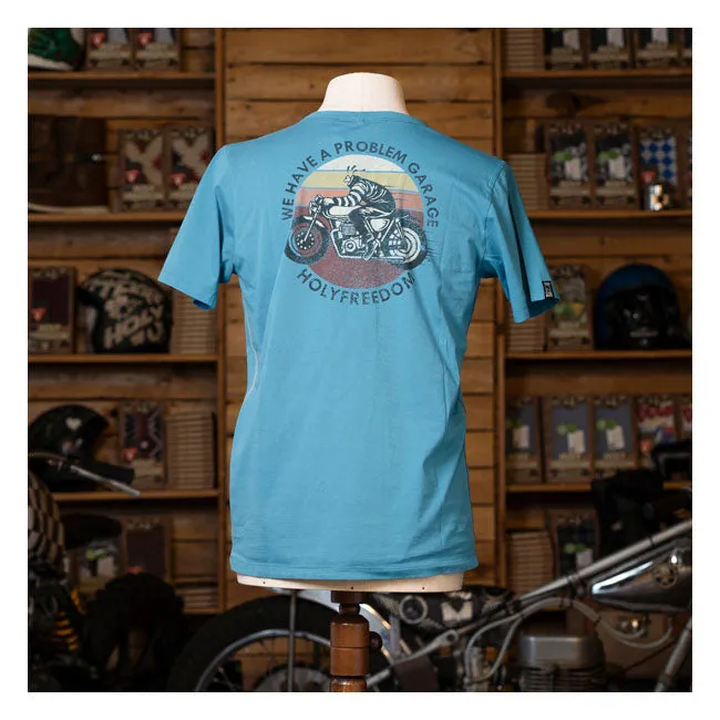 Holy Freedom L.A. Cyan T-Shirt Blue