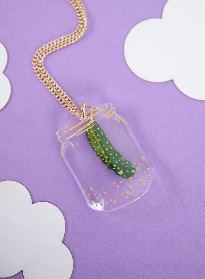 In a Pickle Necklace