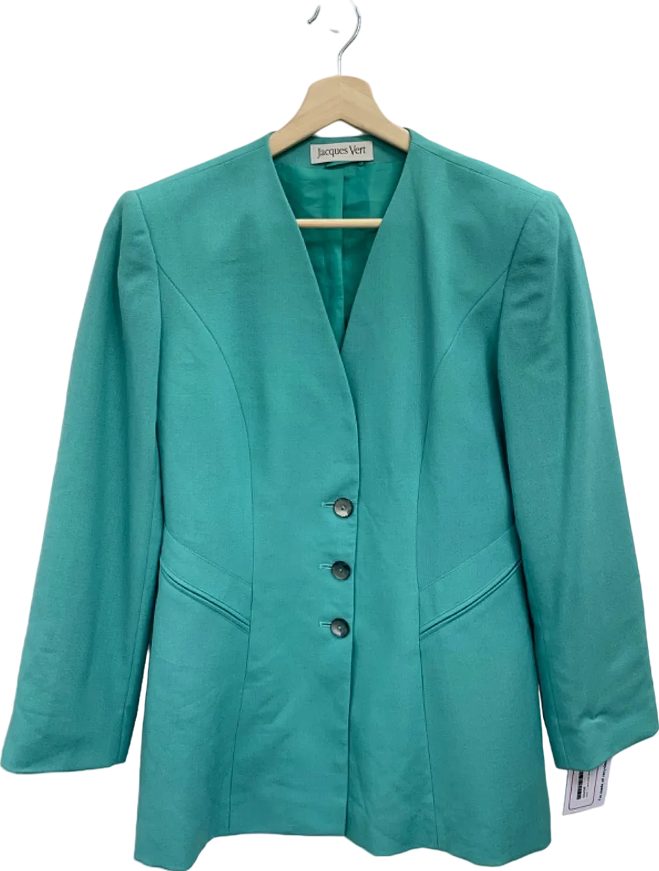 Jaques Vert Green Blazer UK 14