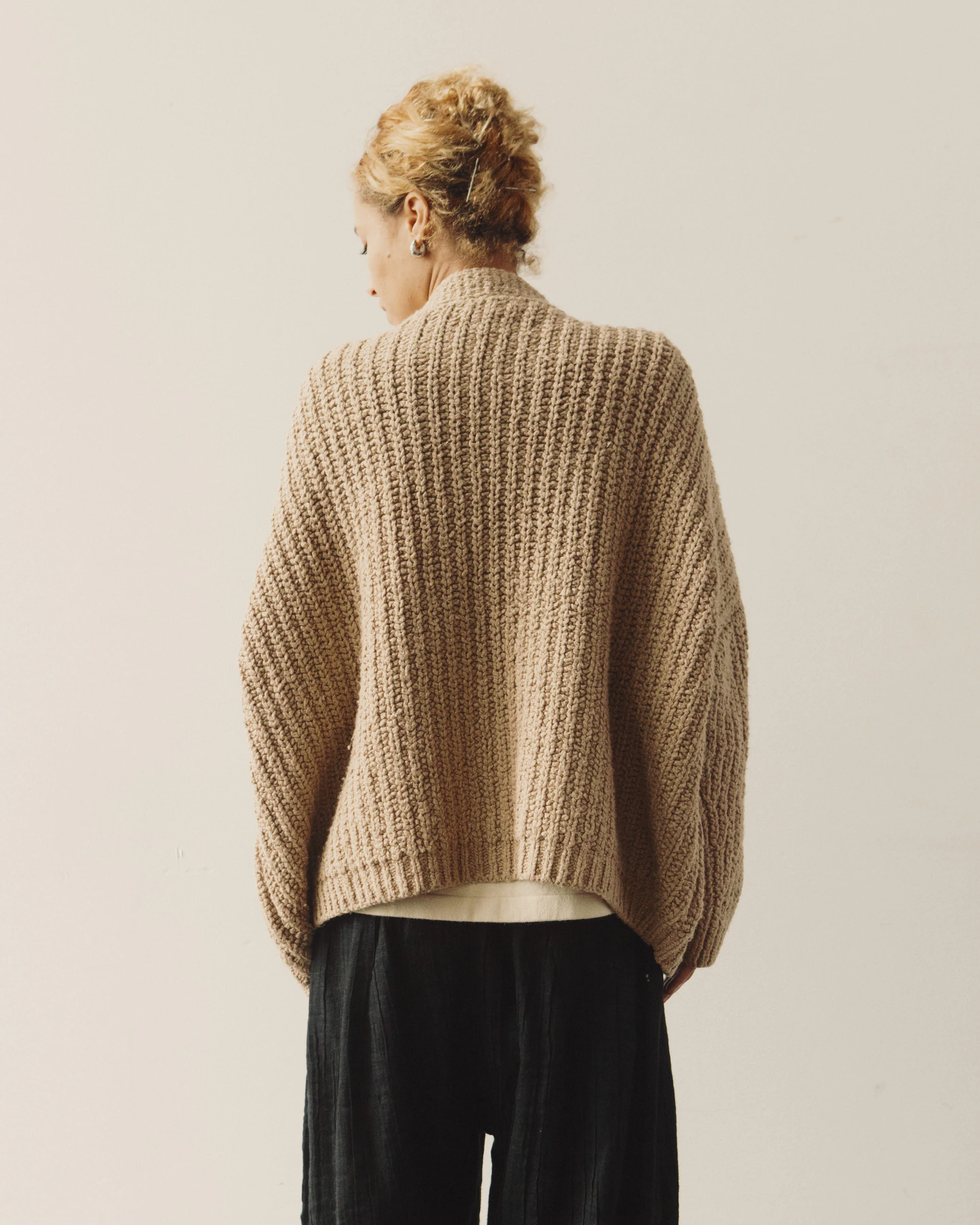 Lauren Manoogian Shaker Cardigan, Taupe