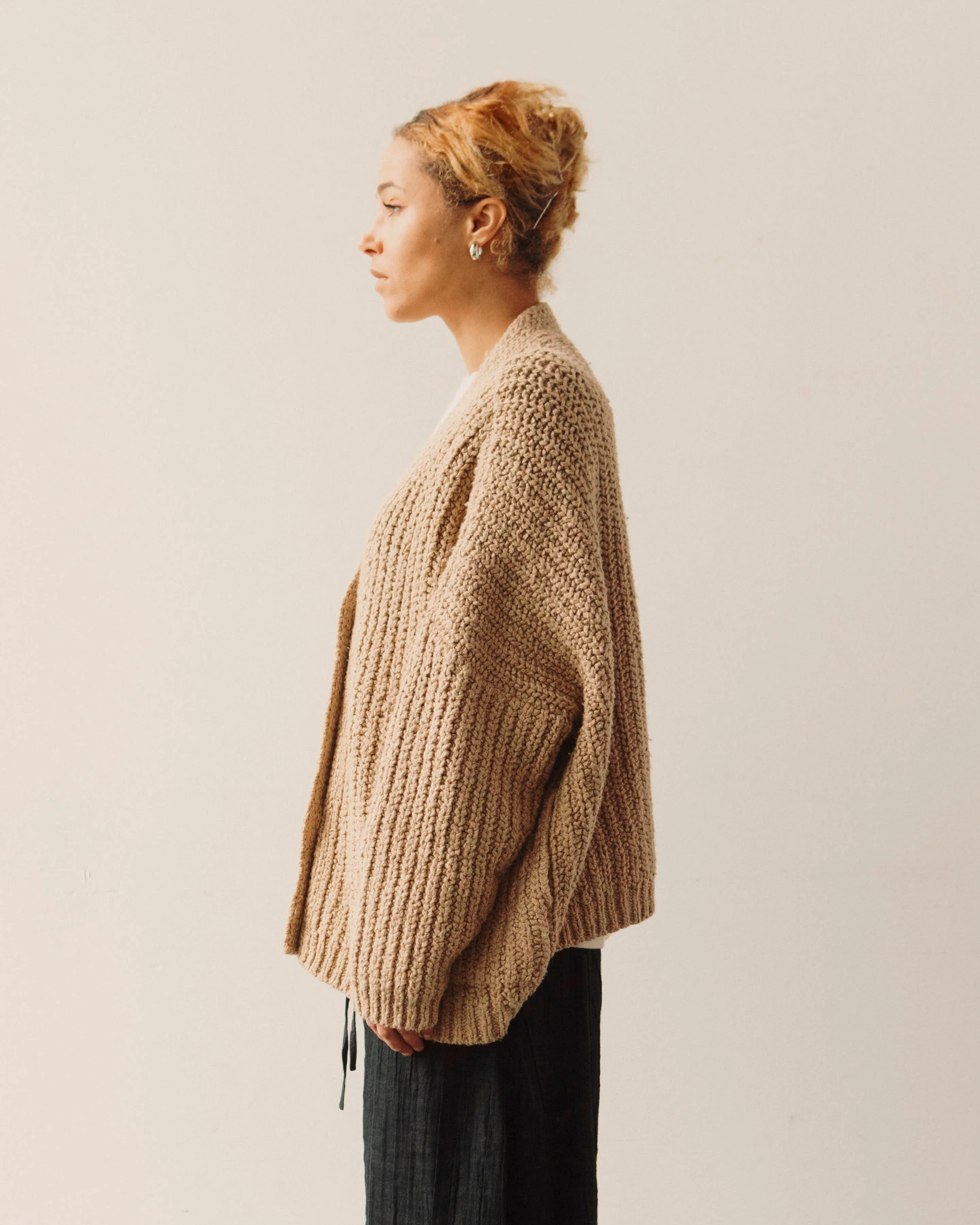 Lauren Manoogian Shaker Cardigan, Taupe