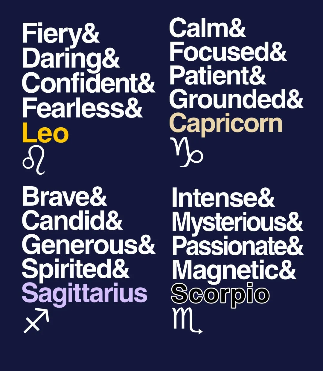 Matching Zodiac Shirts with Star Sign Traits