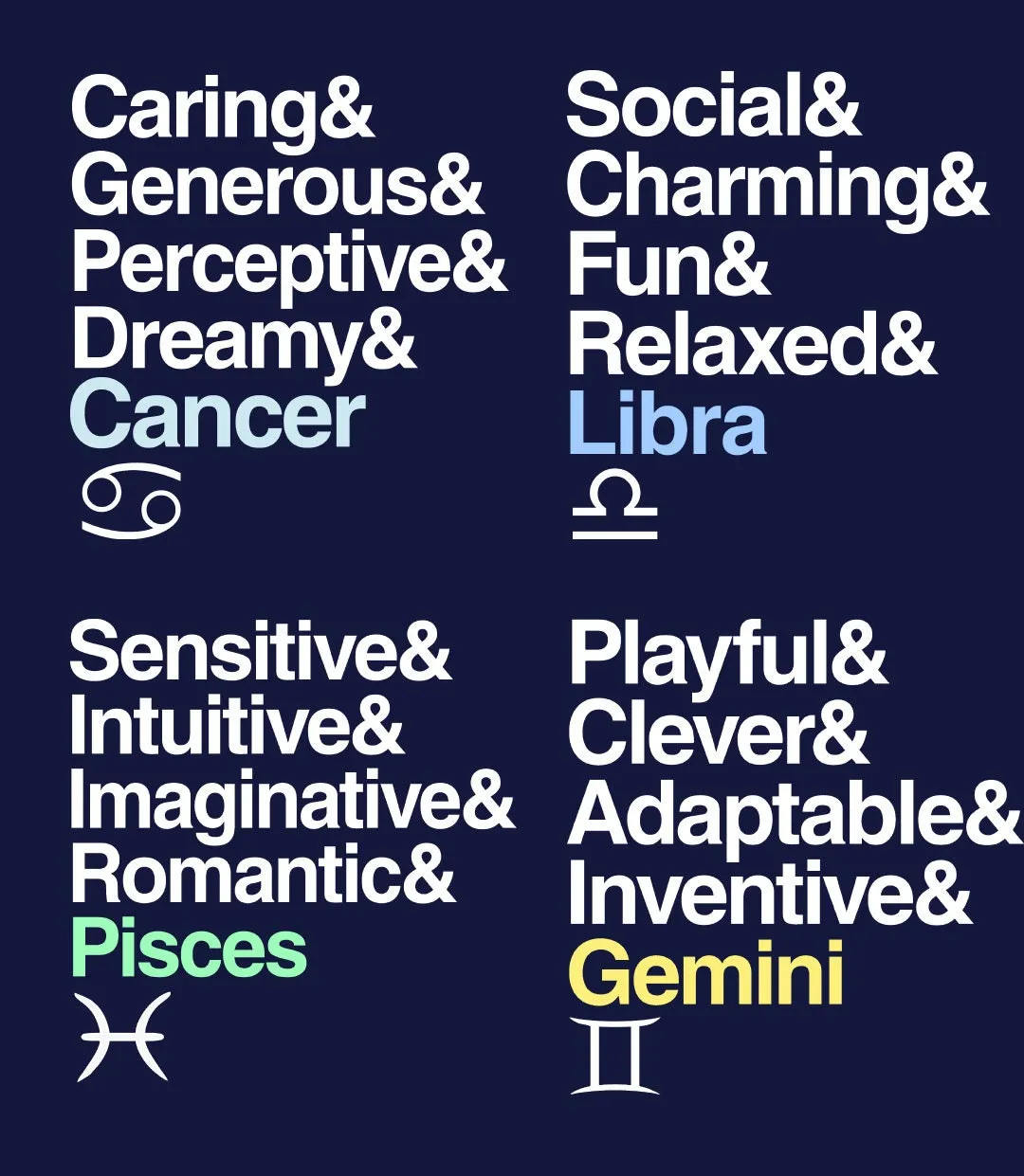 Matching Zodiac Shirts with Star Sign Traits