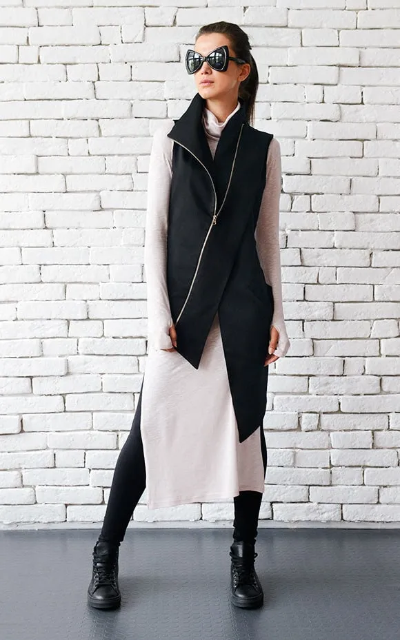 Minimalist Collared Vest