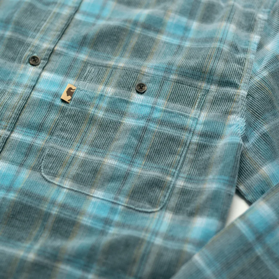 Montana Corduroy Shirt | Wash Blue