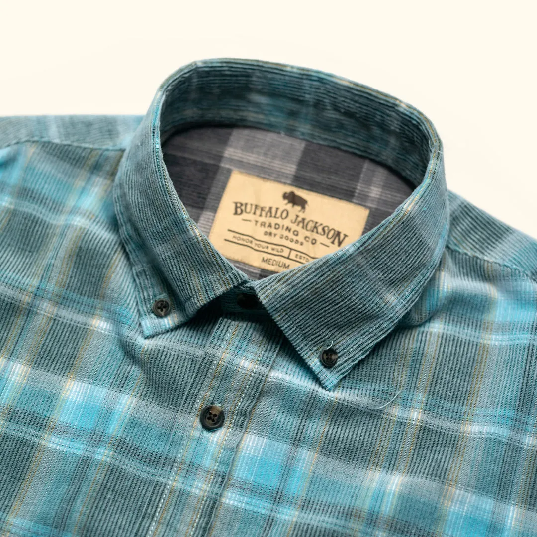 Montana Corduroy Shirt | Wash Blue