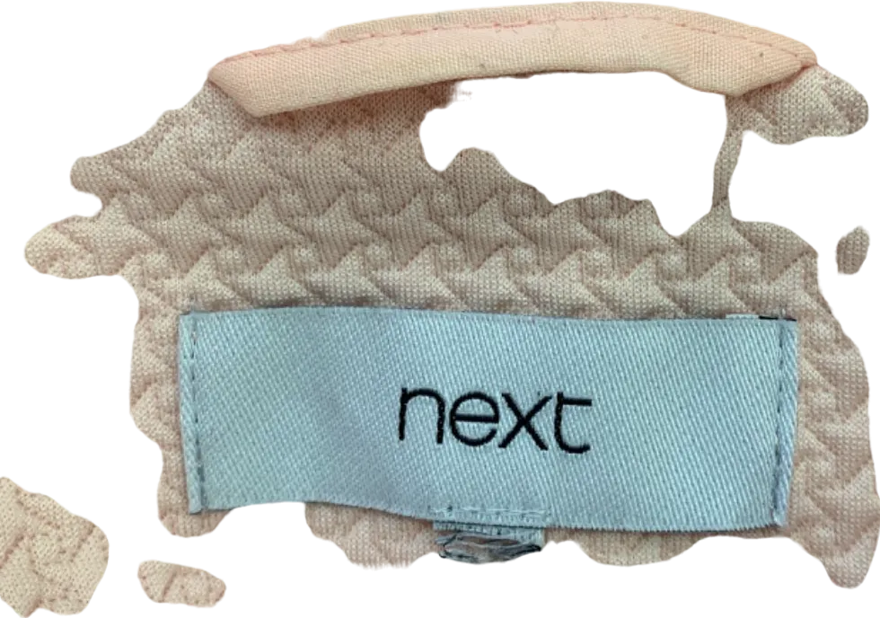 Next Pink Textured Blazer UK 14