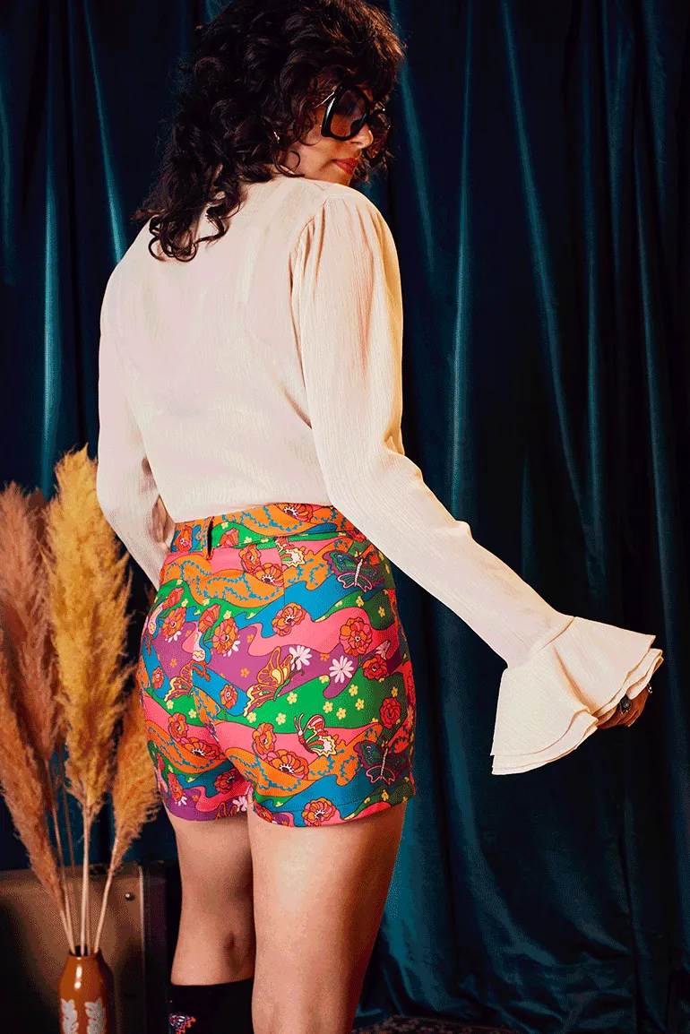 Nico Psychedelic Butterfly Hotpants - SSA539 - UK8