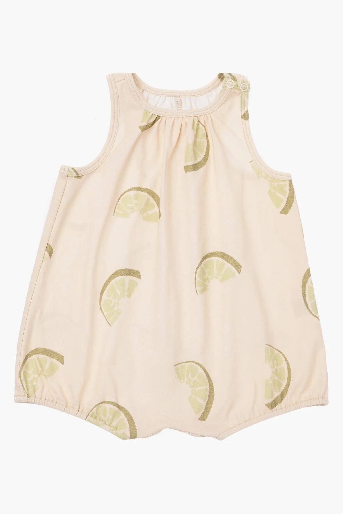 OMAMImini Baby Romper - Fresh Lime (Size 6/12M left)