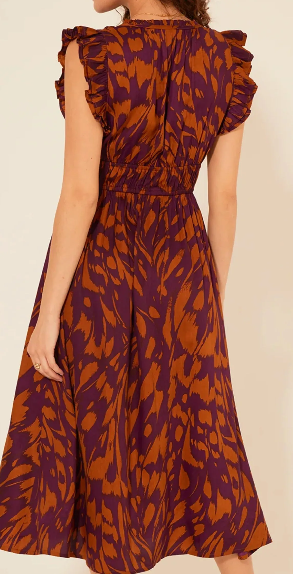 Plum/Orange Fall Dress