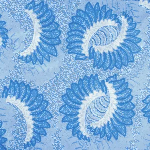 Printed Voile - SILVIA - 001 - Light Blue