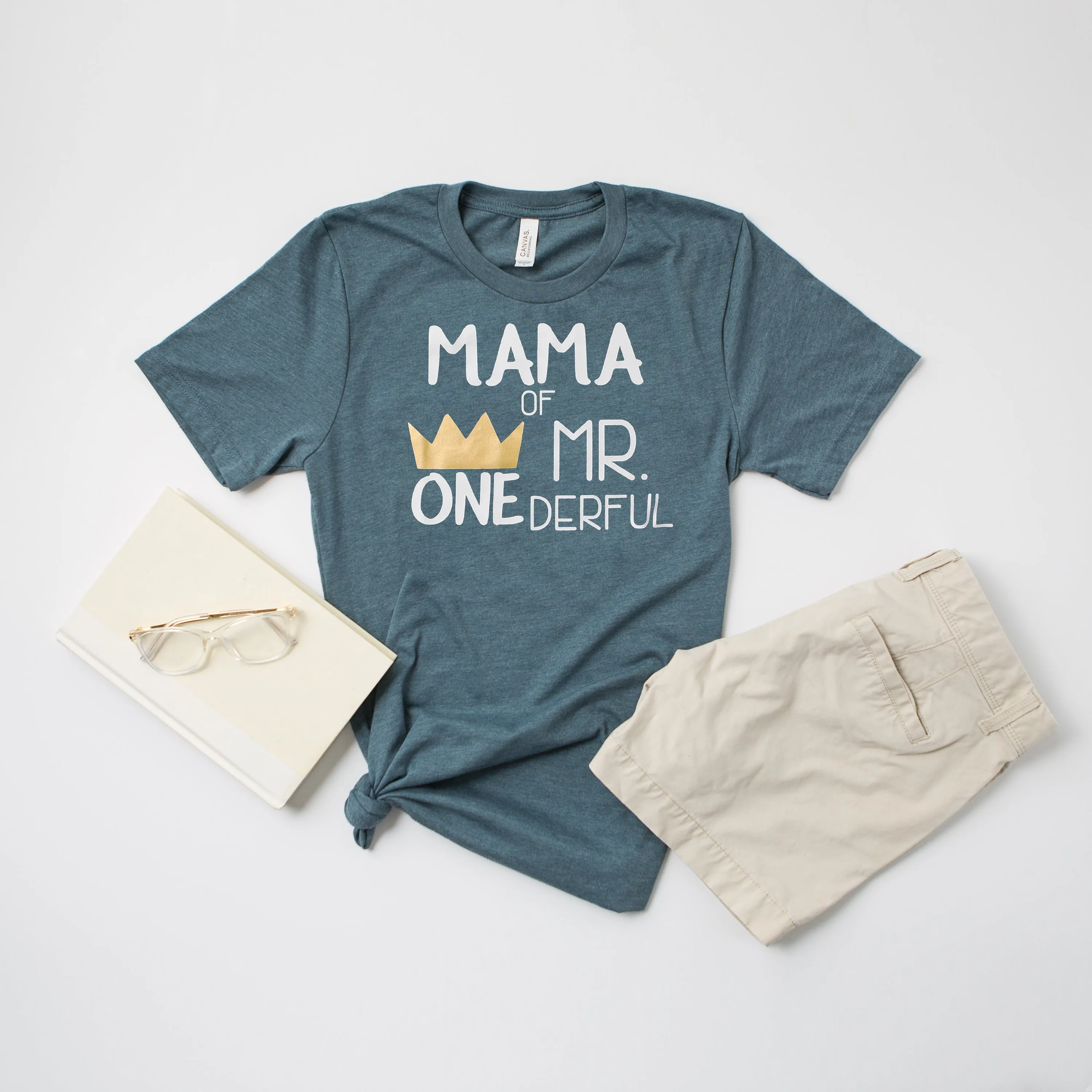 "Mom, Dad of Mr. Onederful" Custom 1st Birthday Family Shirts