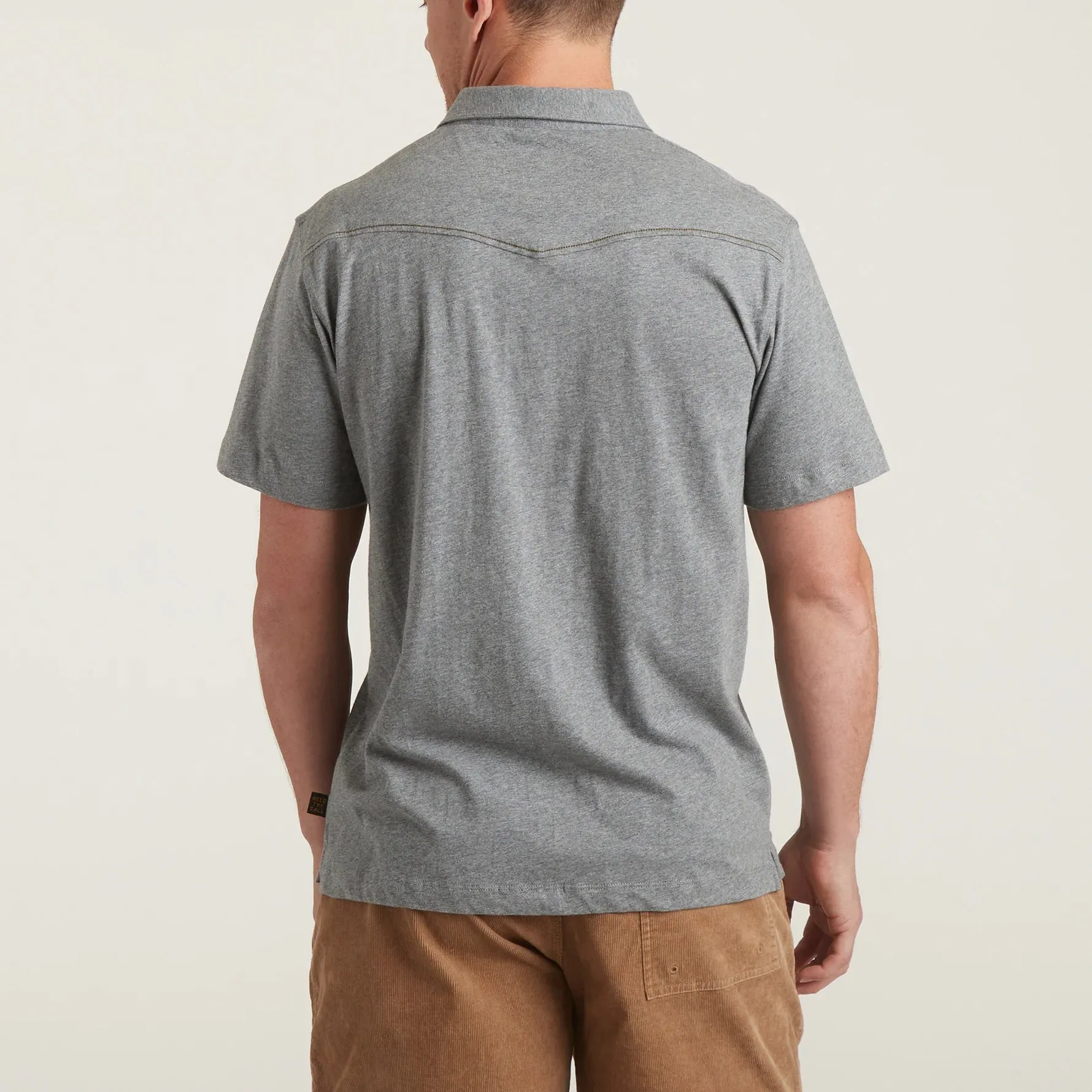 Ranchero Polo - Deep Grey Heather