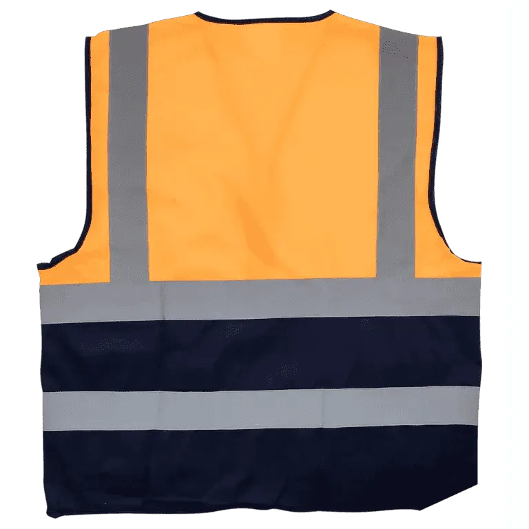 Reflective signaling waistcoat vests   zip   I.D pouch