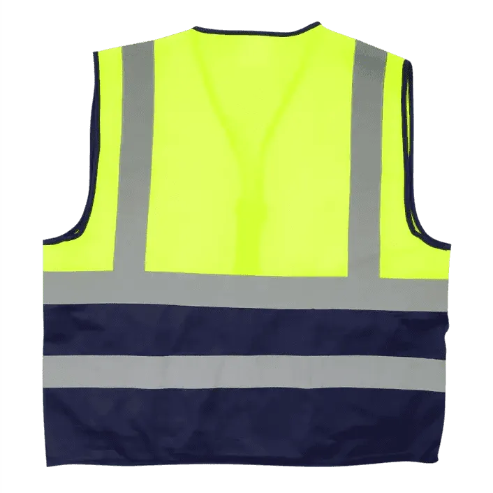 Reflective signaling waistcoat vests   zip   I.D pouch