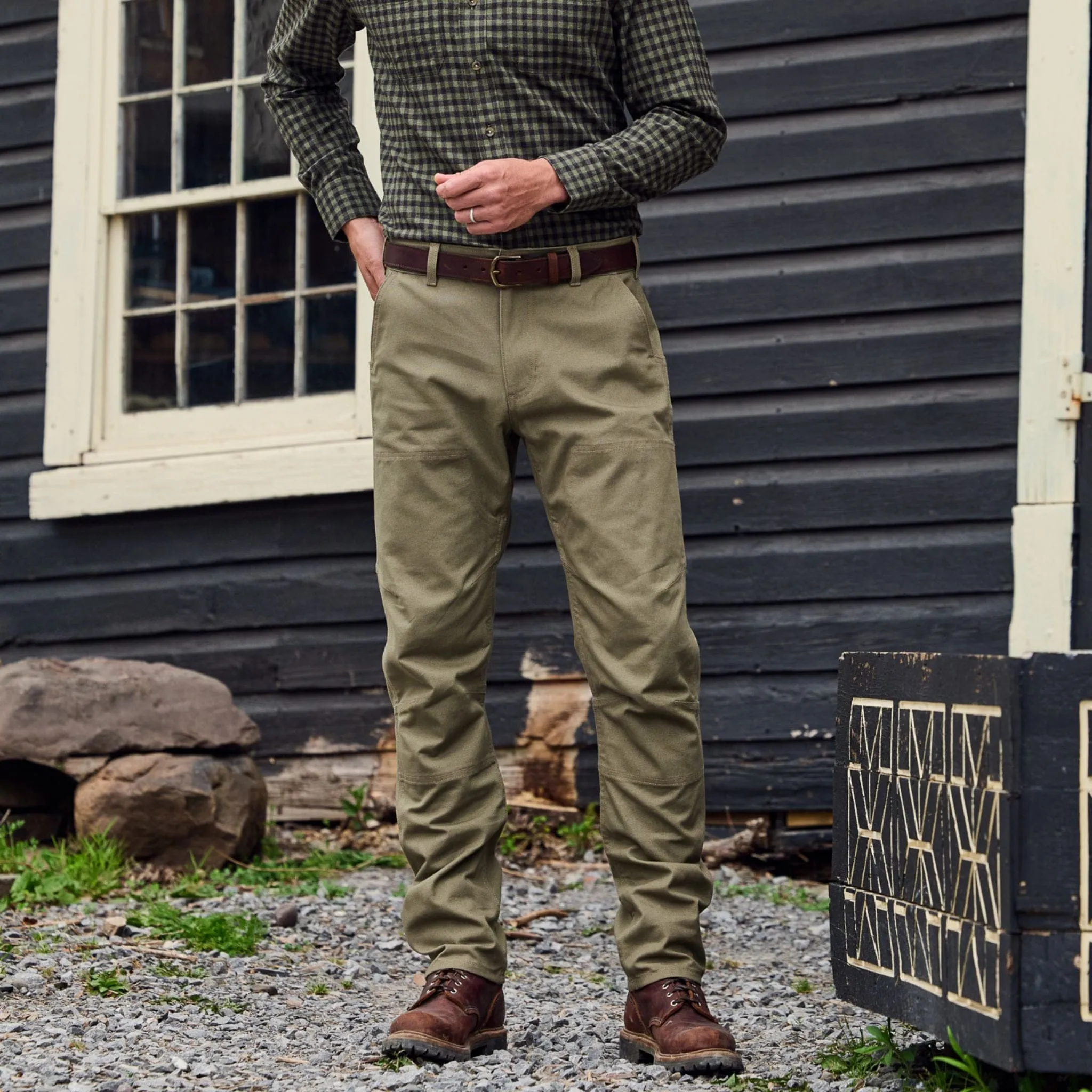 Rutledge Double-Front Canvas Pant