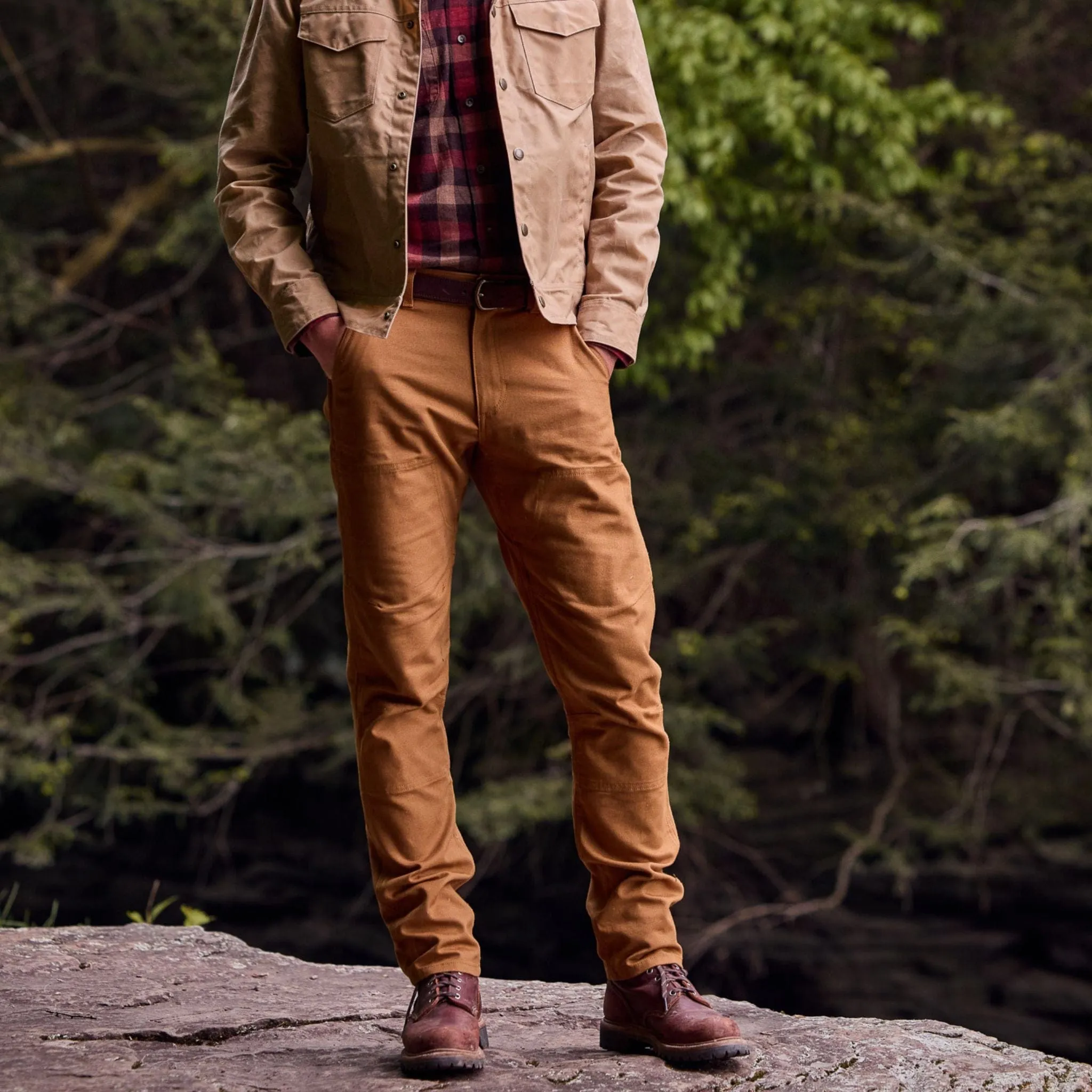 Rutledge Double-Front Canvas Pant