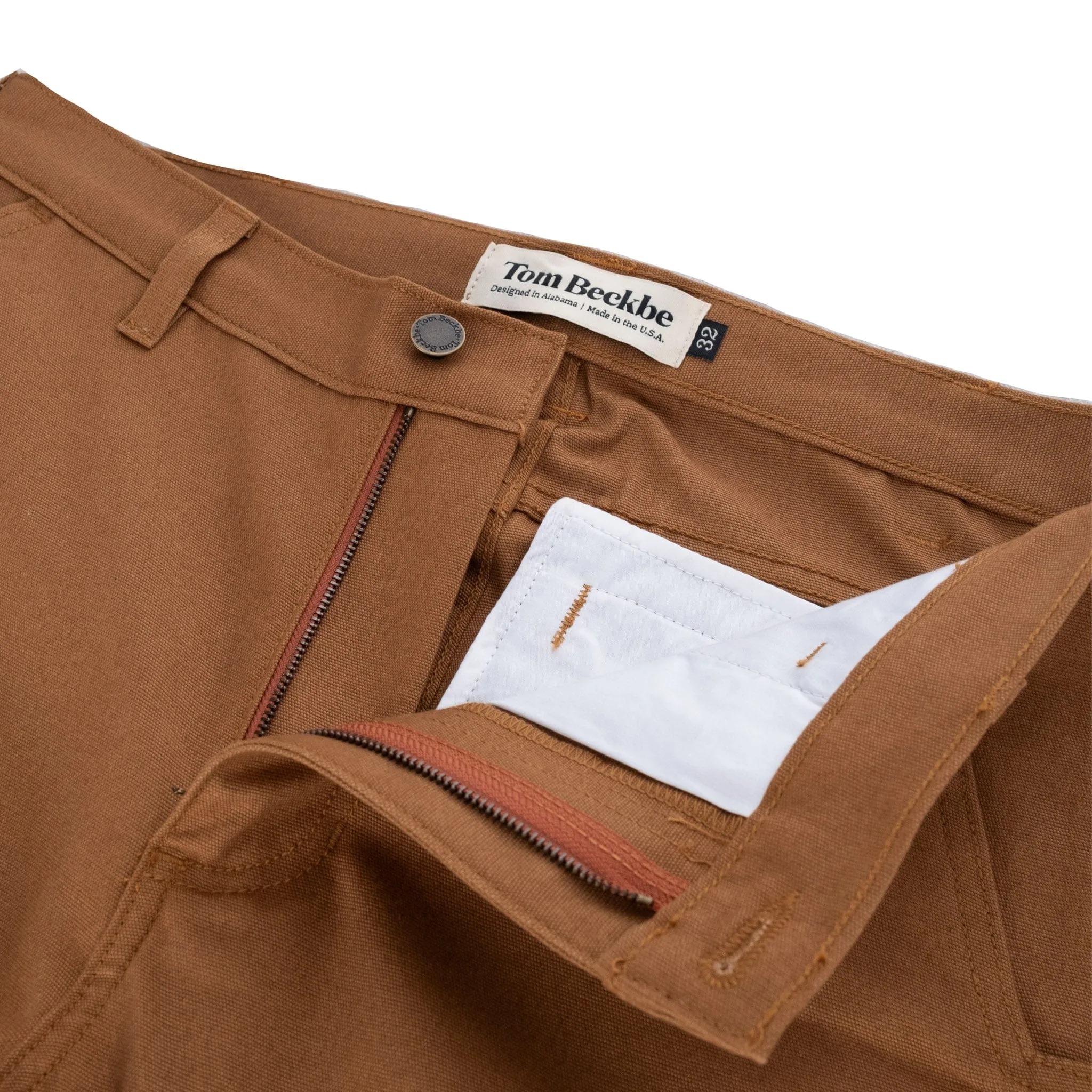 Rutledge Double-Front Canvas Pant