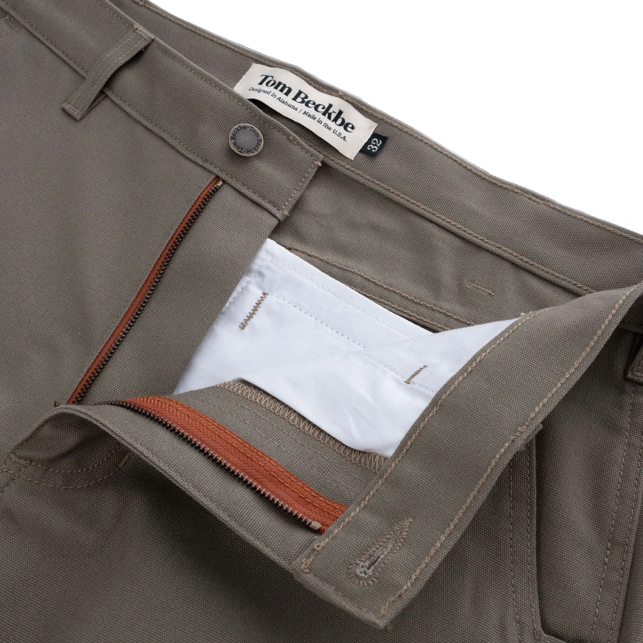 Rutledge Double-Front Canvas Pant