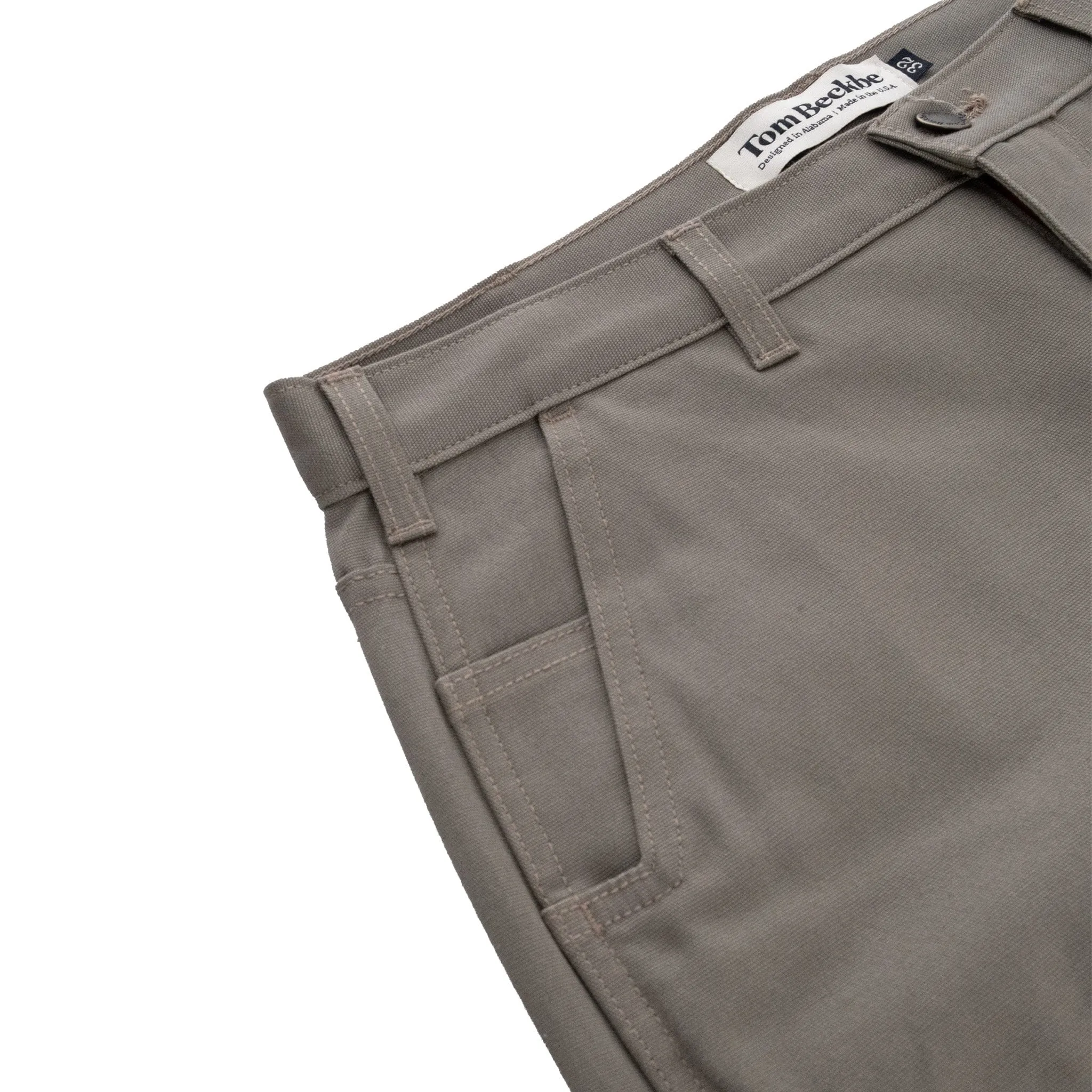 Rutledge Double-Front Canvas Pant