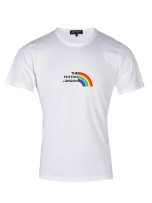 The Cotton® Rainbow Icon White T-Shirt