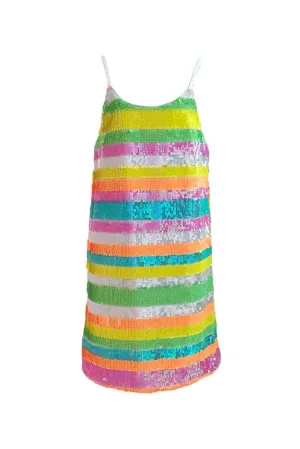 Tween Dresses | Sequin Summer Stripe | Lola and the Boys