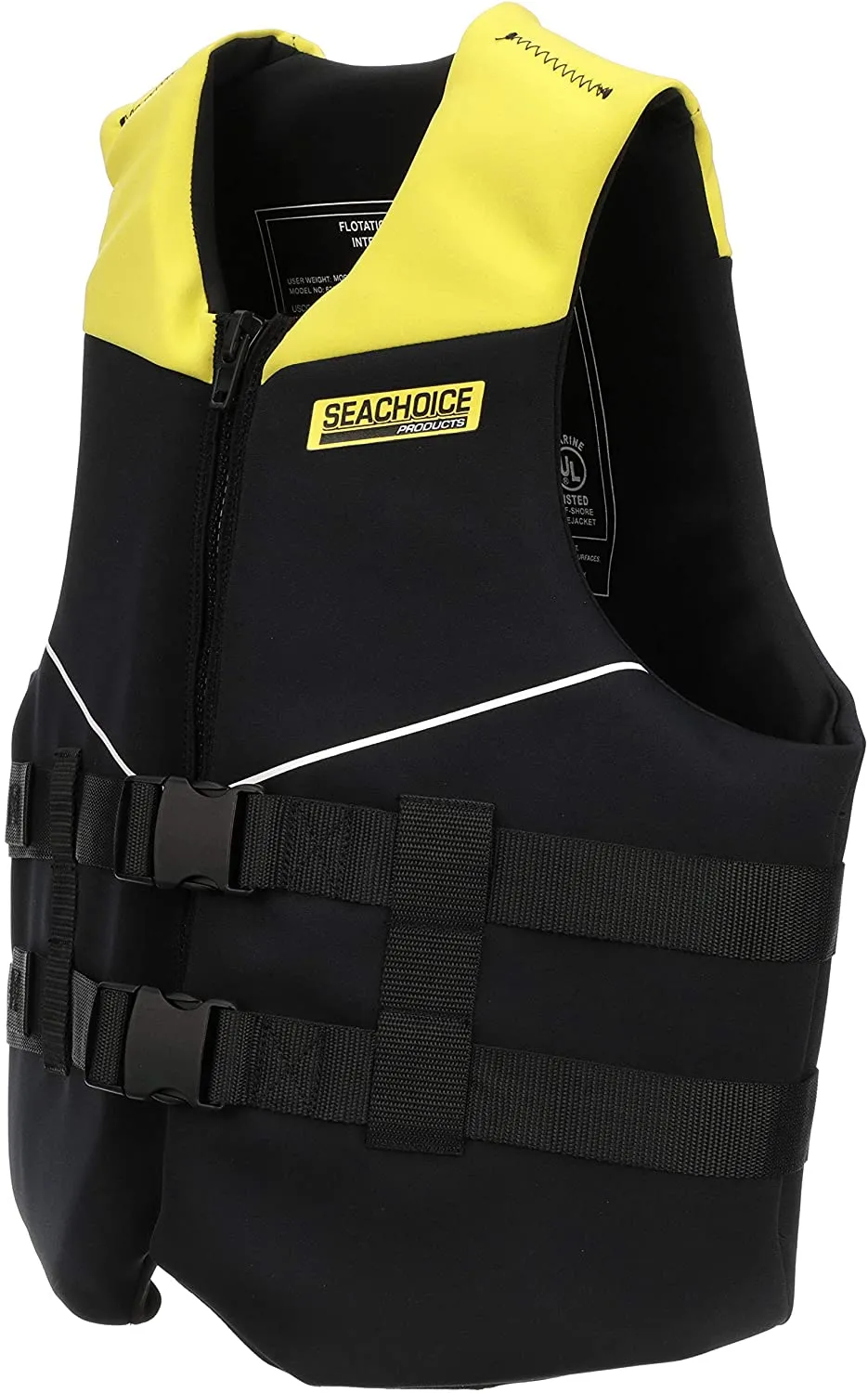 Yellow Seachoice Neoprene Life Jacket