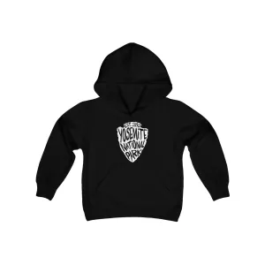 Yosemite National Park Kids Hoodie - Arrowhead Chunky Text